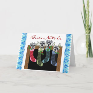 De Italiaanse Kerstkaart van Natale van Buon Feestdagen Kaart