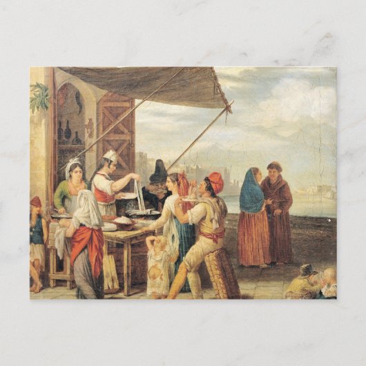 De Italiaanse markt Briefkaart (Voorkant)