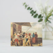 De Italiaanse markt Briefkaart (Staand voorkant)