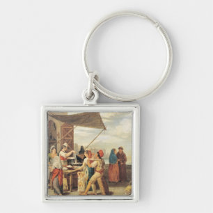 De Italiaanse markt Sleutelhanger