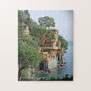 De Italiaanse Riviera Portofino, Italia Puzzle Legpuzzel