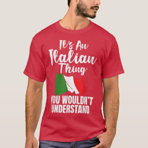 De Italiaanse vlag is een Italiaans ding dat je ni T-shirt