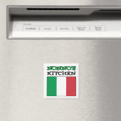 De Italiaanse vlag van Nonno's Kitchen Magneet (Insitu (Vaatwasser))
