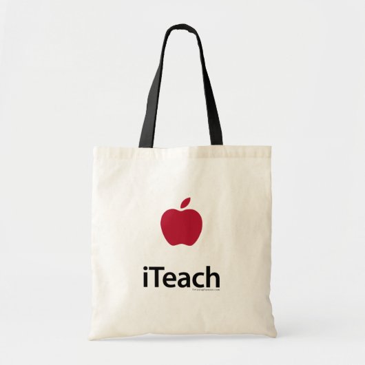 De iTeach zak Tote Bag (Voorkant)