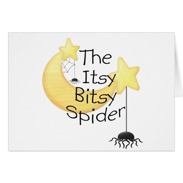 De itsy Bitsy Spider (Voorkant Horizontaal)