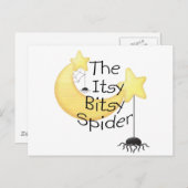 De itsy Bitsy Spider Briefkaart (Voorkant / Achterkant)