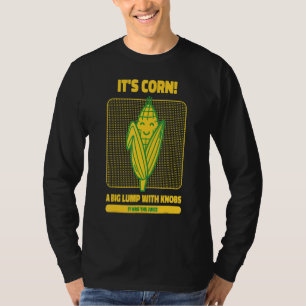 De Itu2019s kan een grote bobbel vormen met knoppe T-shirt