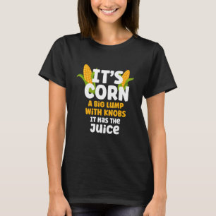 De Itu2019s kan een grote bobbel vormen met knoppe T-shirt
