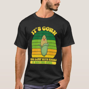 De Itu2019s kan een grote bobbel vormen met knoppe T-shirt