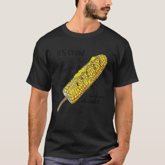 De Itu2019s kan een grote bobbel vormen met knoppe T-shirt