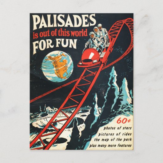 De jaarposter Palisades Briefkaart (Voorkant)