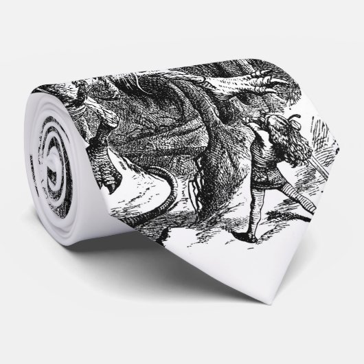 De Jabberwocky Stropdas (Opgerold)