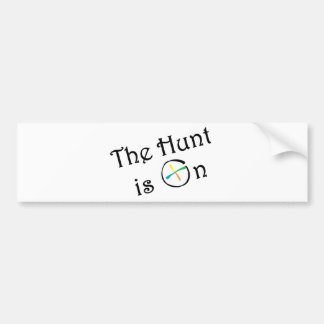 De jacht is geopend bumpersticker