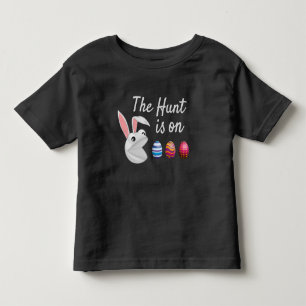 De jacht is geopend Paashaas Eierenschat Kinder Shirts
