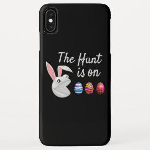 De jacht is geopend Paashaas Eierspel iPhone XS Max Hoesje