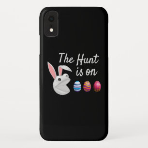 De jacht is op Paashaas Eierenschat iPhone XR Hoesje