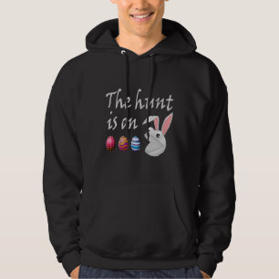 De jacht is op paaskonijnenjacht hoodie