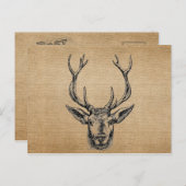 De  jacht op Burlap Briefkaart (Voorkant / Achterkant)