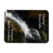 De jacht op watervallen Western North Carolina Fot Magneet (Horizontaal)