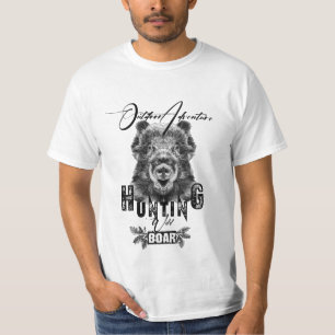 De jacht op wilde zwijnen in de openlucht T-Shirt