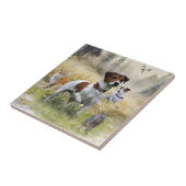 De Jack Russell Terrier, Art Tegeltje (Zijkant)