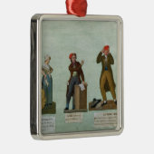 De Jacobin Knitters Metalen Ornament (Rechts)