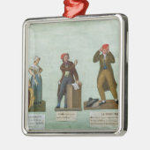 De Jacobin Knitters Metalen Ornament (Links)