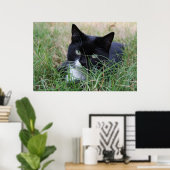 De jager die de rustplaats bezoekt poster (Thuiskantoor)