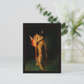 De jager van George deForest Brush Fine Art Briefkaart (Staand voorkant)