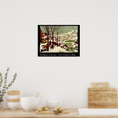 De jagers in de sneeuw - 1565 poster (Keuken)