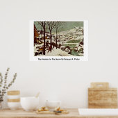 De jagers in de sneeuw door Bruegel A. Pieter Poster (Keuken)
