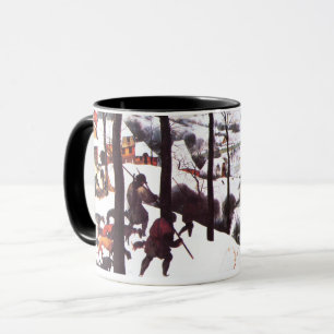 "De jagers in de sneeuw" - Mokken voor fijne kunst