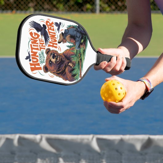 De jagers nederige ontmoeting jacht grappig pickleball paddle (Insitu)