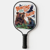 De jagers nederige ontmoeting jacht grappig pickleball paddle (Achterkant)