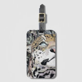De Jaguar ~ gekleurd Bagagelabel (Voorkant (verticaal))