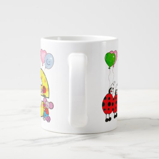 De Jaime Jumbo-Mok Extra Grote Beker (Achterkant)