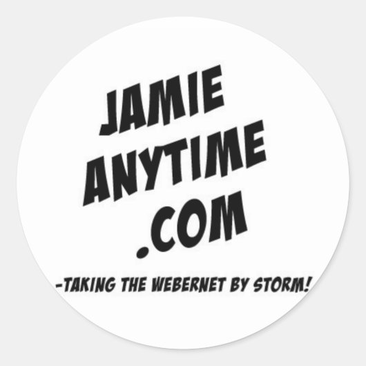 De Jamie Anytime Sticker Sheet (Voorkant)