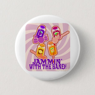 De Jammin Jam Band Ronde Button 5,7 Cm