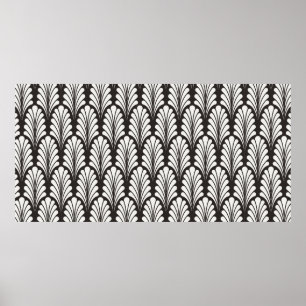 De Japanse Achtergrond van de Ornamental. Art Dec Poster