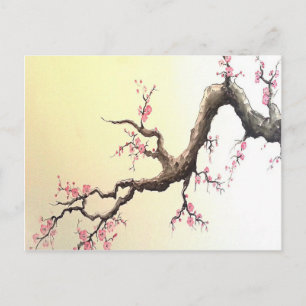 De Japanse Bloesems van de Kers Briefkaart