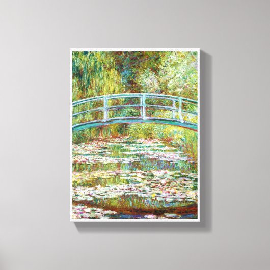 De Japanse brug 1899 Claude Monet Canvas Afdruk (Voorkant)