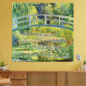 De Japanse Brug - Claude Monet Canvas Afdruk (Insitu (Woonkamer))