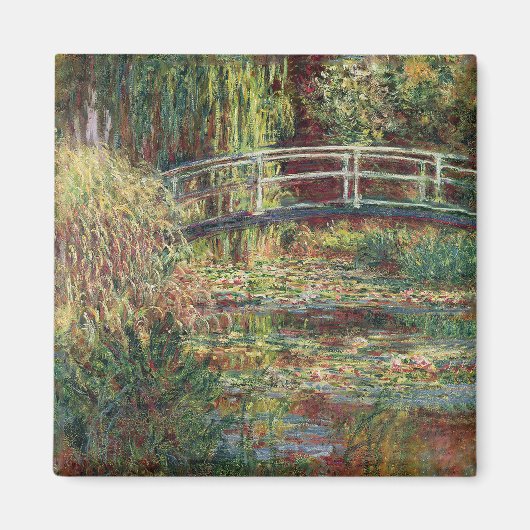 De Japanse brug Claude Monet Magneet (Voorkant)