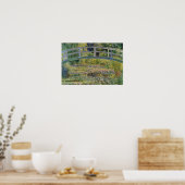 De Japanse brug van Claude Monet Poster (Keuken)