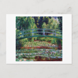 De Japanse brug (Water-Lily Pond), Monet Briefkaart