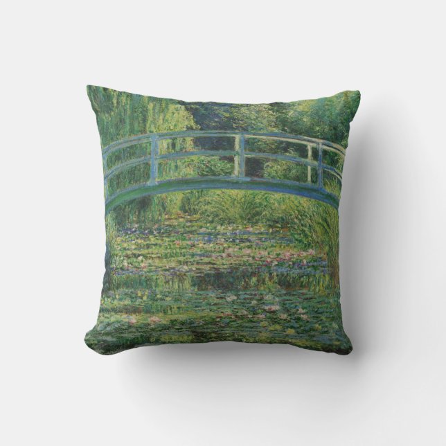 De Japanse brug (Water-Lily Pond), Monet Kussen (Voorkant)
