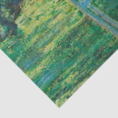 De Japanse brug (Water-Lily Pond), Monet Tissuepapier (Detail)