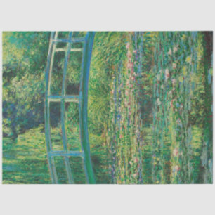De Japanse brug (Water-Lily Pond), Monet Tissuepapier