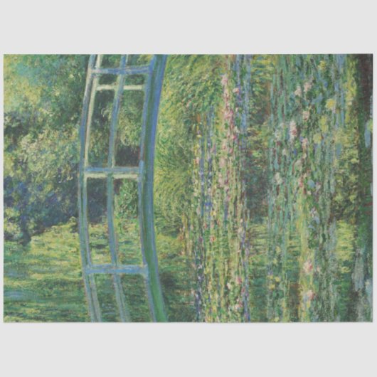 De Japanse brug (Water-Lily Pond), Monet Tissuepapier (Voorkant)