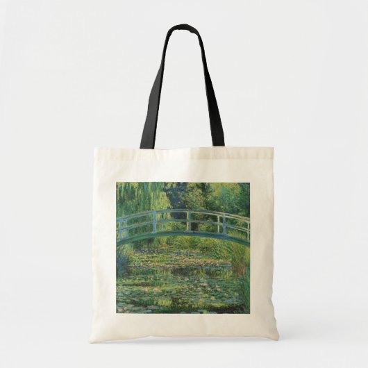 De Japanse brug (Water-Lily Pond), Monet Tote Bag (Voorkant)